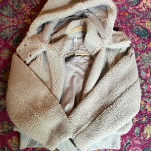 Alo Yoga Grey Sherpa Jacket
